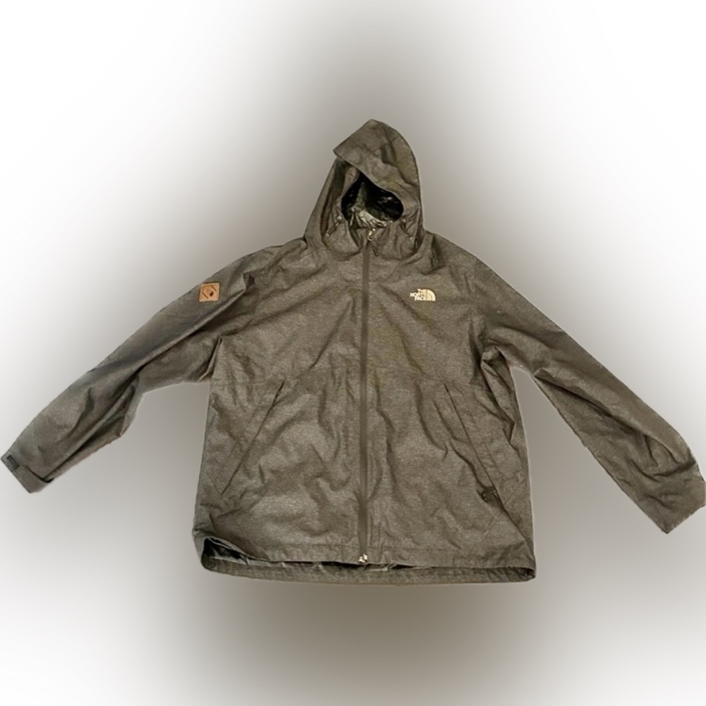 The North Face Charcoal Hooded Windbreaker, Like New, Men’s, Size XXL/TTG
